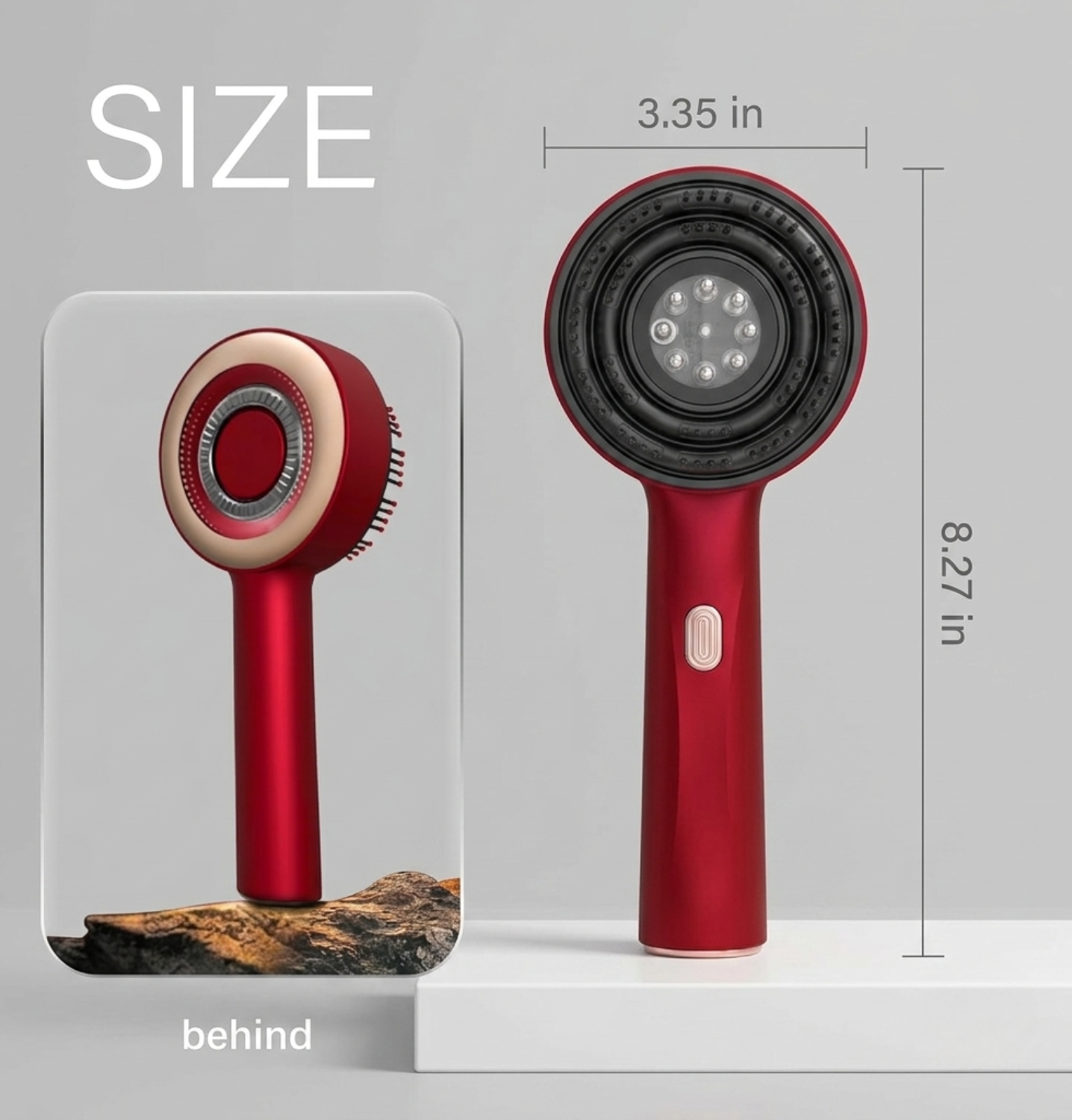 360° Electric Scalp Massager – Waterproof Relaxation
